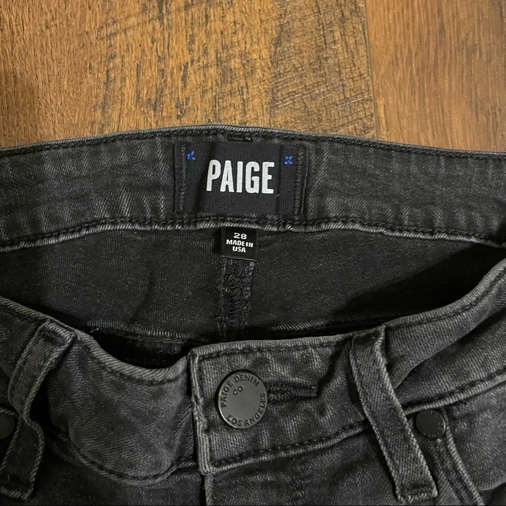 PAIGE black denim jeans - Picture 4 of 4